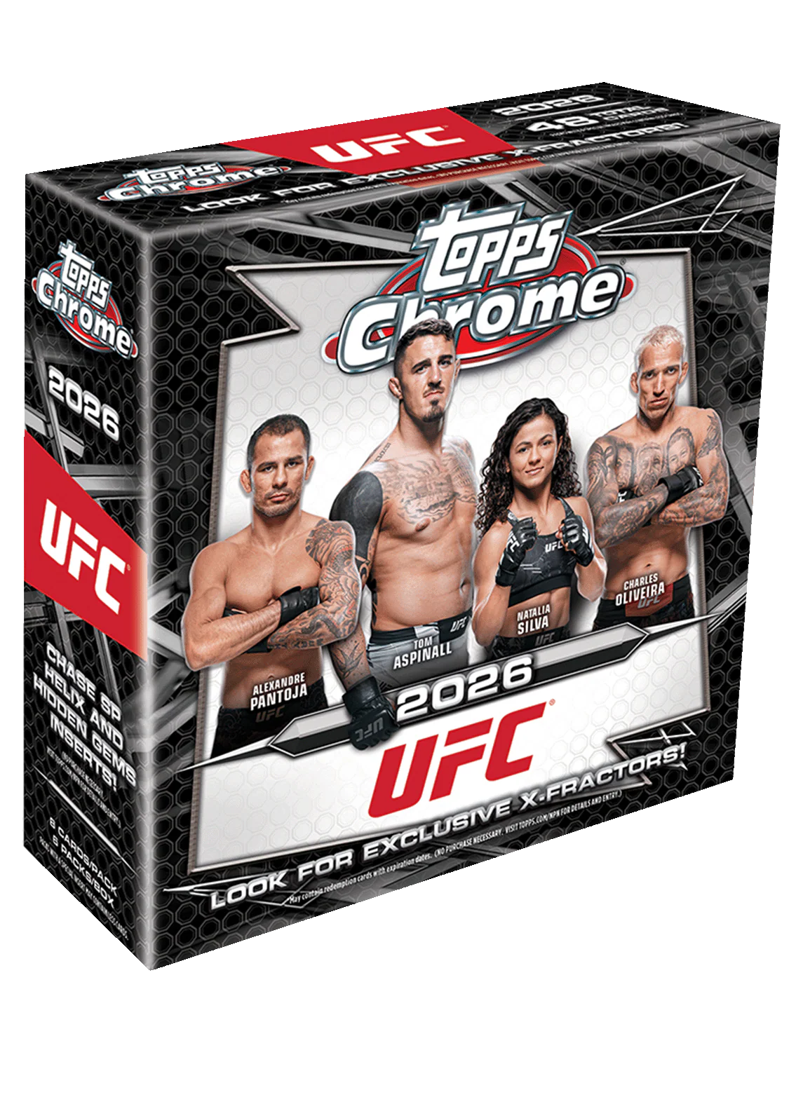 Karty Chrome UFC 2026 Topps Mega Box