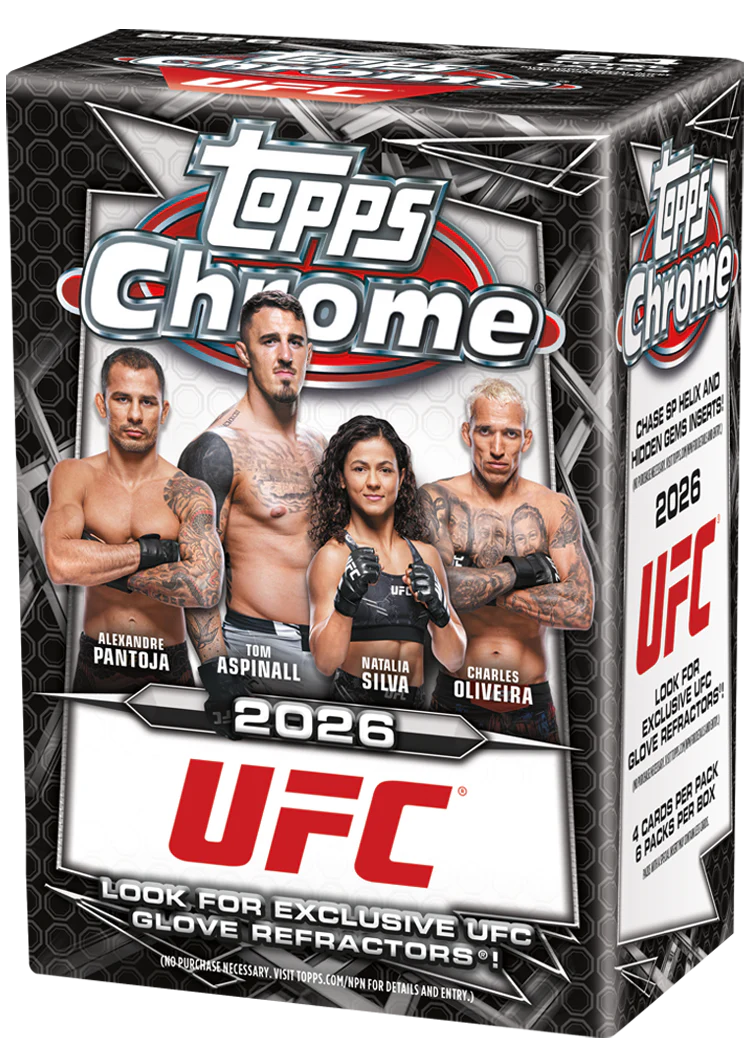 Karty Chrome UFC 2026 Topps Value Box