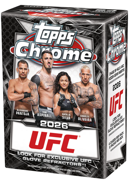 Karty Chrome UFC 2026 Topps Value Box