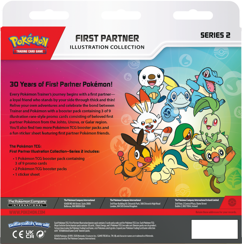 Karty Pokémon TCG: First Partner - Illustration Collection - Series 2