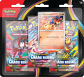 Karty Pokémon TCG: Mega Evolution - Chaos Rising - 3-Pack Blister Bundle