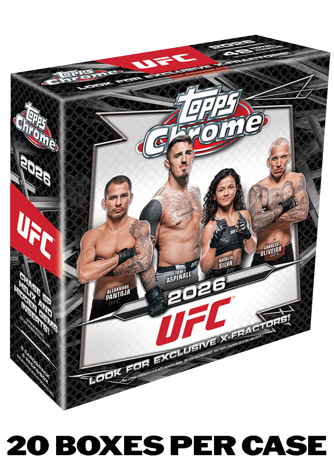 Karty Chrome UFC 2026 Topps Mega Box Sealed Case